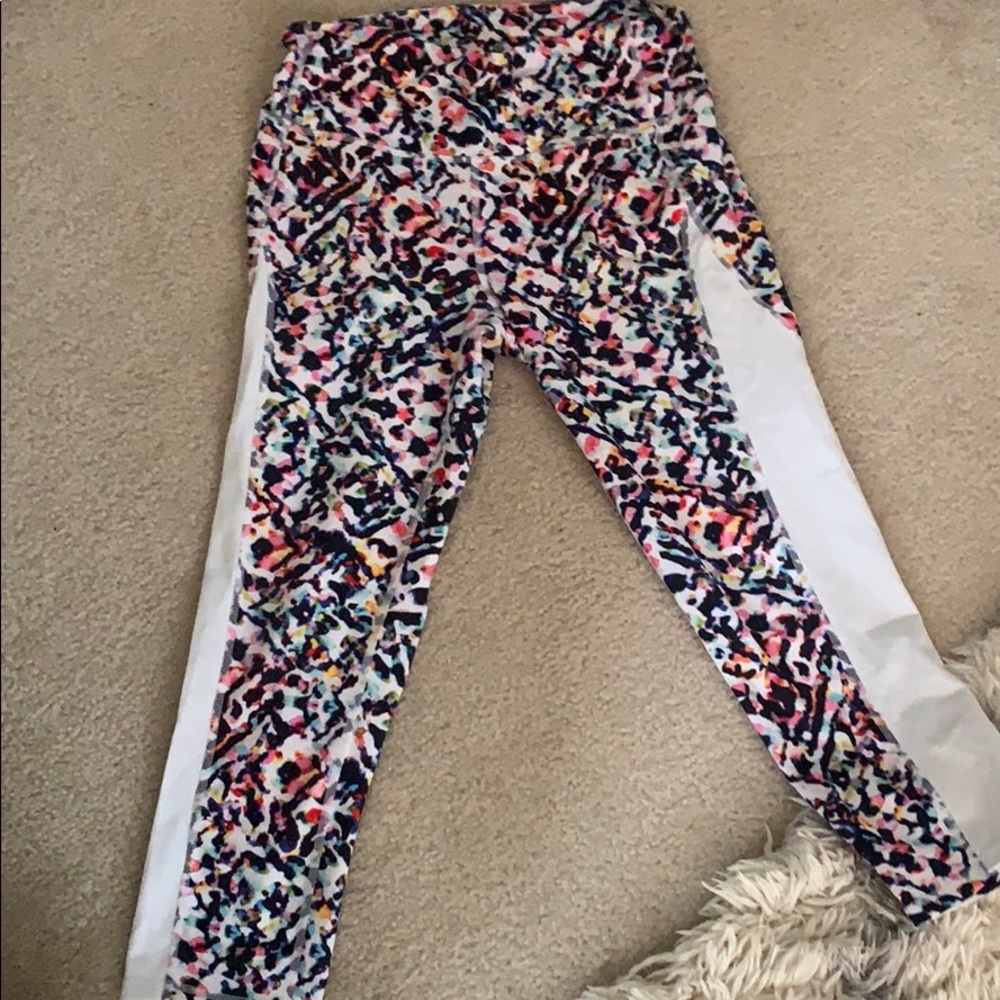 Rainbow Athleta Size Medium Leggings